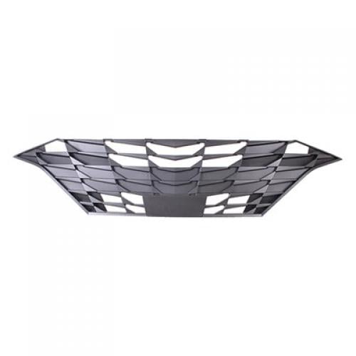 Textured Black Shell and Insert Grille for 2021-2023 Hyundai Elantra, with Radar Cruise Control, USA Built Vehicle - CAPA-Certified Replacement