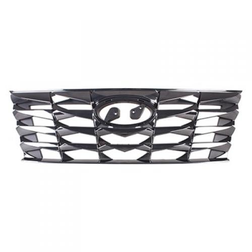 Chrome Grille for Hyundai Tucson 2022-2023, Hybrid Luxury, SEL, Preferred Models - CAPA-Certified Replacement