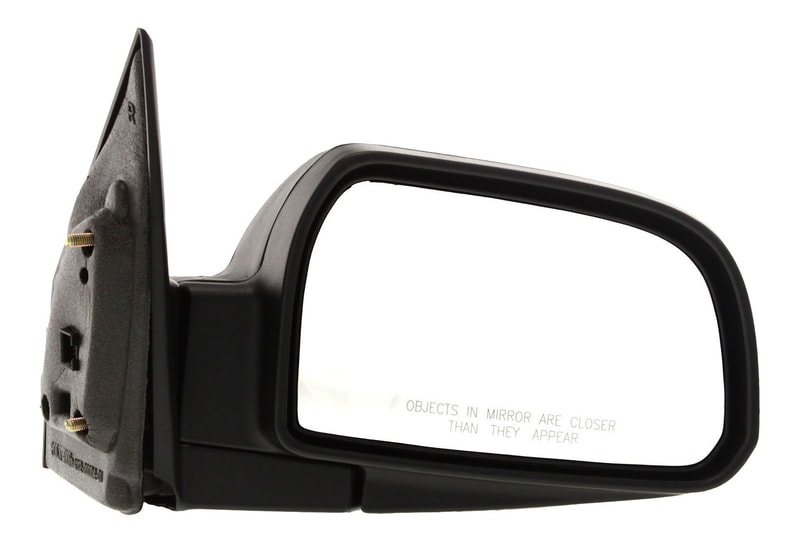 Power Mirror for Hyundai Tucson 2005-2009, Right (Passenger) Side, Manual Folding, Heated, Textured, Replacement