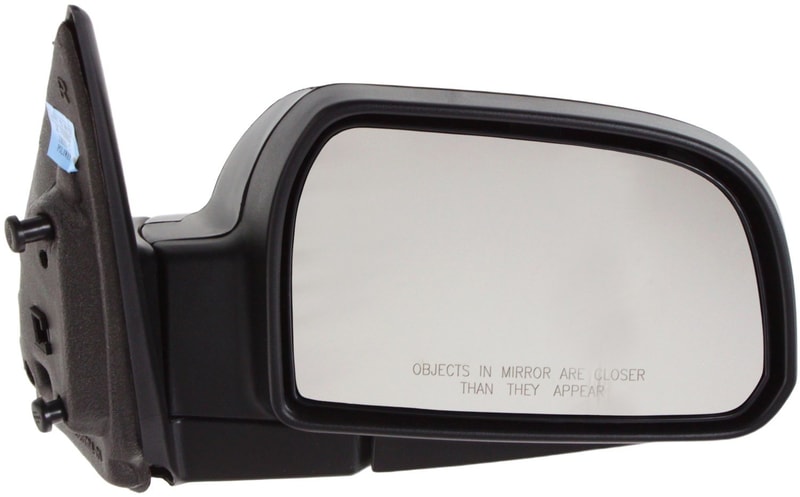 Power Mirror for Hyundai Tucson 2005-2009, Right (Passenger), Manual Folding, Non-Heated, Paintable, Replacement