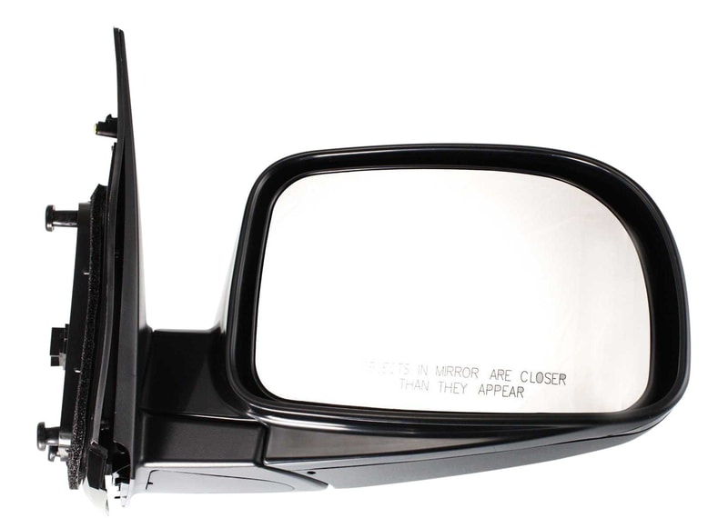 Power Mirror for Hyundai Santa Fe 2007-2012, Right (Passenger), Manual Folding, Heated, Paintable, Replacement