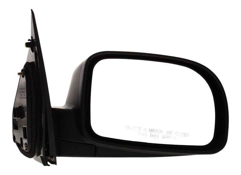 Power Mirror for Hyundai SANTA FE 2010-2012, Right (Passenger) Side, Manual Folding, Heated, Textured Finish, Replacement