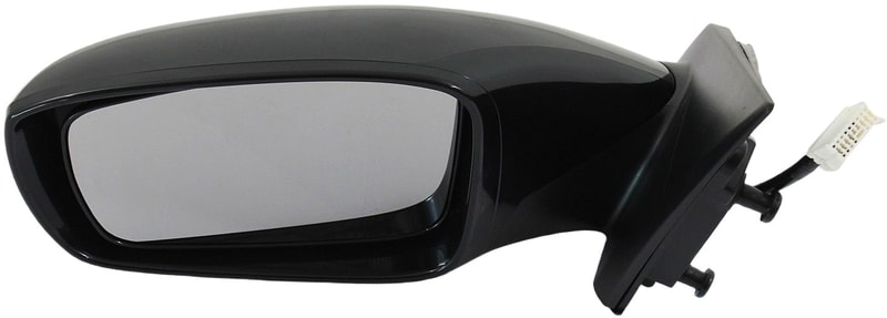 Power Mirror for Hyundai Sonata 2011-2014, Left (Driver), Manual Folding, Heated, Paintable, with Signal Light, Excluding Hybrid Model, Replacement