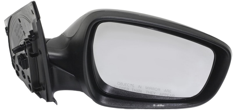 Power Mirror for Hyundai Accent 2012-2017, Right (Passenger), Manual Folding, Non-Heated, Paintable, with In-housing Signal Light, without Auto Dimming and Blind Spot Detection Feature, Memory, Replacement