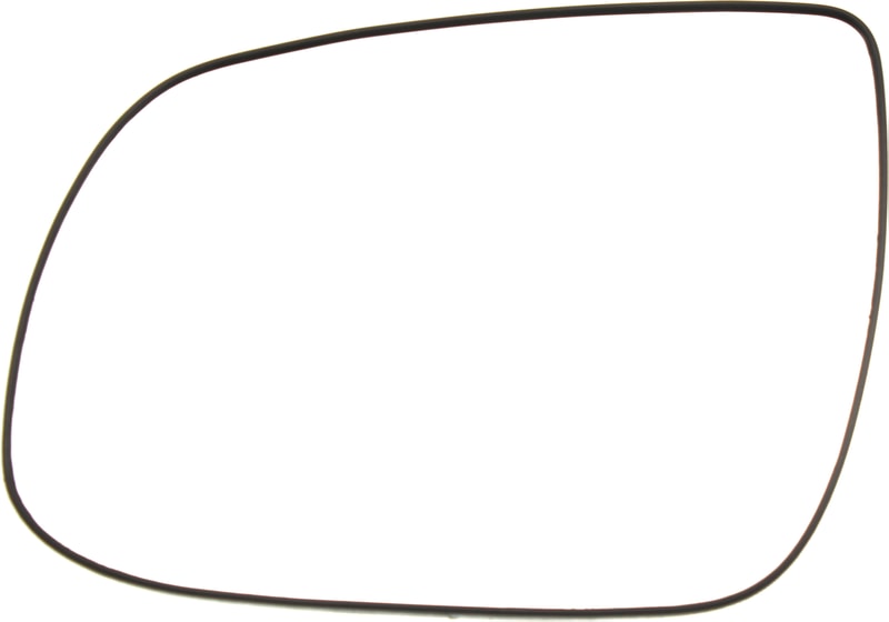 Mirror Glass for Hyundai Accent/Kia RIO/RIO5 2010-2011, Left (Driver), Non-Heated, with Backing Plate, Hatchback/Sedan, Replacement
