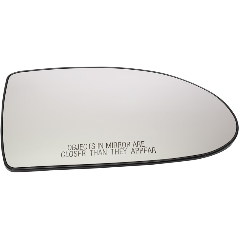 Mirror Glass for Hyundai Accent 2006-2009, Right (Passenger) Side, Non-Heated, with Backing Plate, Fit for Hatchback Model 2007-2009, Replacement