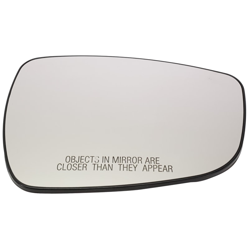 Mirror Glass for Hyundai Accent 2012-2017, Right (Passenger) Side, Non-Heated, with Backing Plate, Replacement
