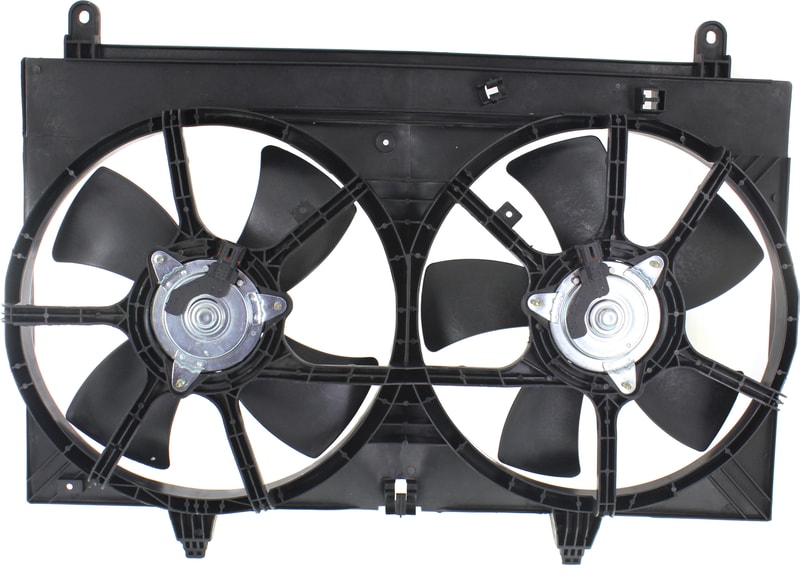 Radiator Fan Shroud Assembly for Infiniti FX35 2003-2008, Dual Type, Replacement