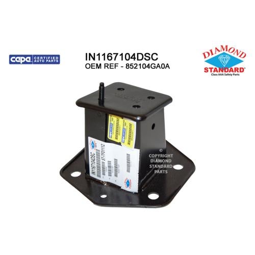 2014 - 2023 Infiniti Q50 Rear Bumper Bracket (Right / Passenger Side)