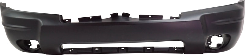 Front Bumper Cover Primed (Ready to Paint), with Fog Light Holes for 2004 Grand Cherokee, Fits Laredo/Limited/Overland/Special Edition Models, Replacement