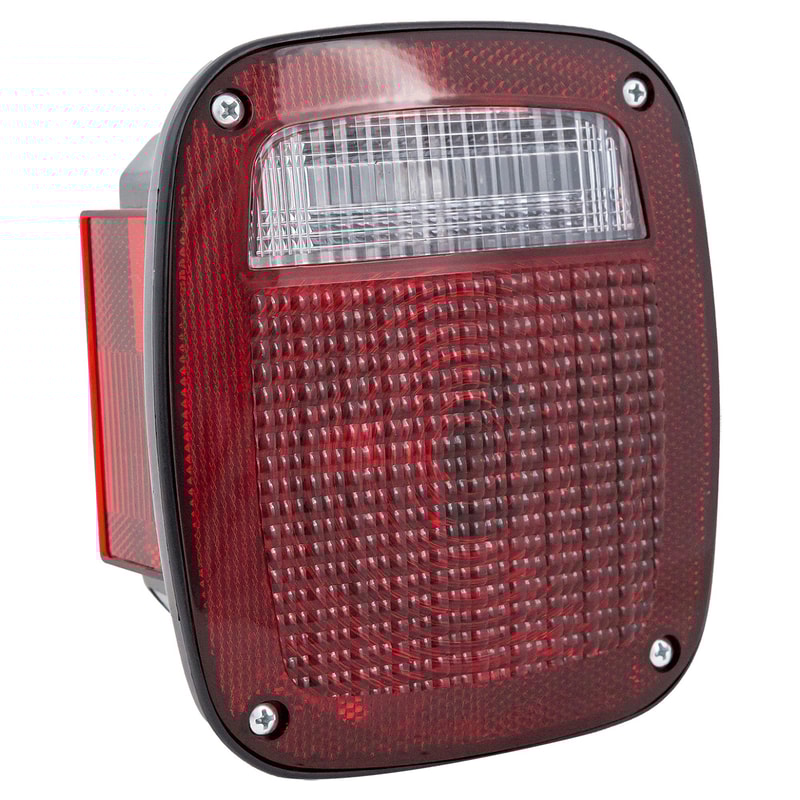 Tail Light Assembly for Jeep Wrangler (TJ/YJ), 1991-1997, Left (Driver), Replacement