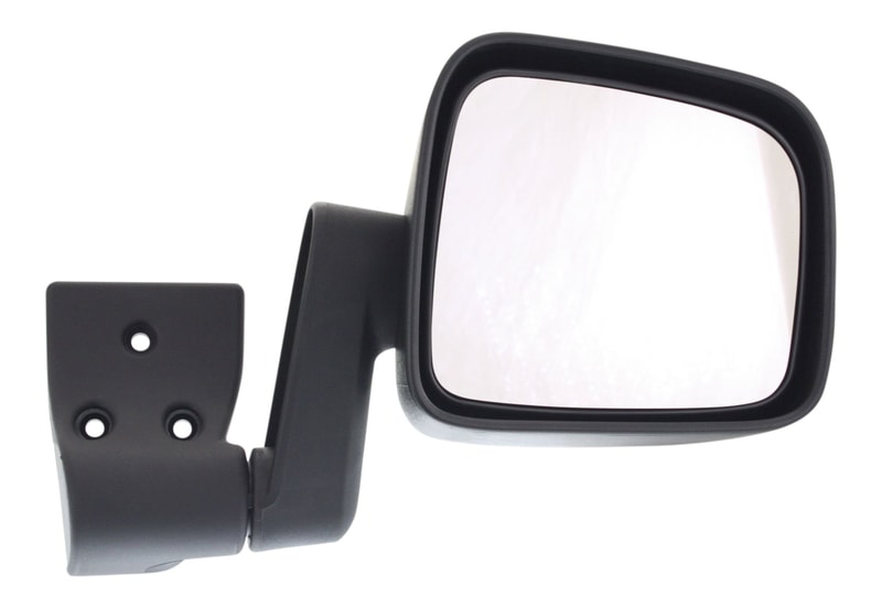 Manual Adjust and Fold Mirror for 2003-2006 Jeep Wrangler, Left (Driver) Side, Non-Heated, Textured, Replacement