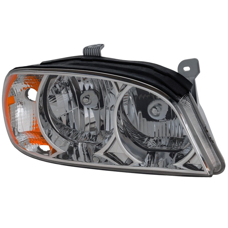 Spectra Headlight Assembly for 2002-2004 Sedan, Right (Passenger), Halogen, Base/LS Models, Replacement