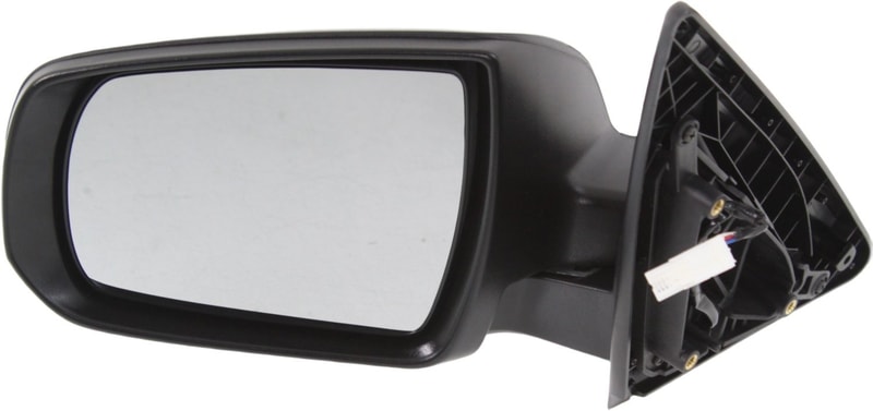 Power Mirror for Kia Sorento 2011-2013, Left (Driver) Side, Manual Folding, Non-Heated, Textured, Without Blind Spot Detection, Memory, and Turn Signal Light, Replacement