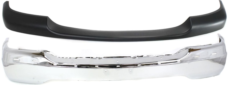 Front Bumper Assembly for GMC Sierra 1500/2500 (1999-2002) / Yukon (2000-2006), with Bumper Trim, 2-Piece Kit Replacement