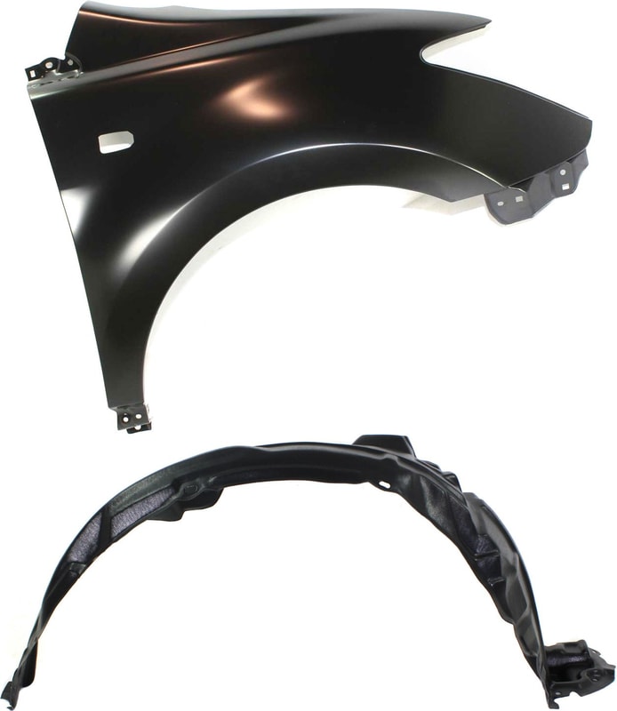 Front Fender Right (Passenger) for SCION XA 2004-2006, 2-Piece Kit with Fender Liner Replacement