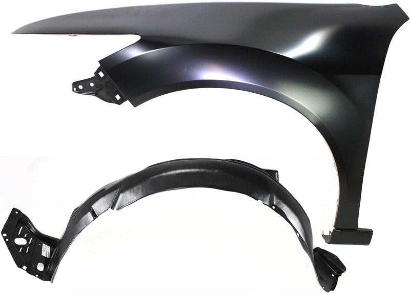 Fender with Fender Liner for 2009-2014 TSX Sedan, Left (Driver) Side, Auto Part Replacement Kit