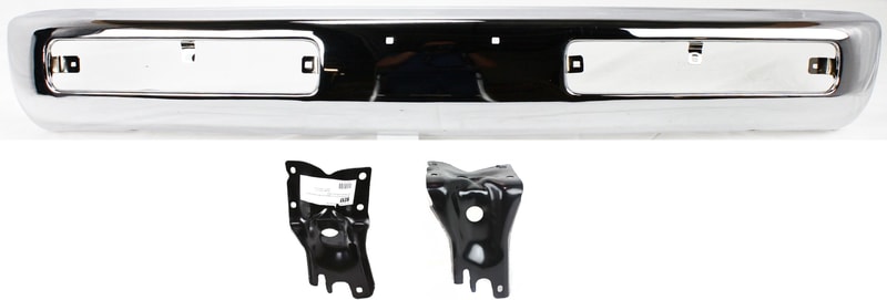 Front Bumper Kit for 1996-1997 Nissan Pickup, Set of 3 with Bumper Bracket, Direct Replacement