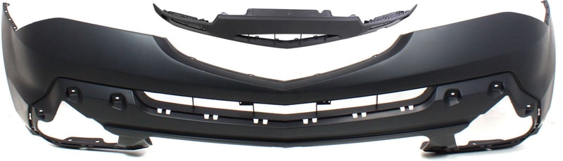 Front Bumper Cover for Acura MDX 2007-2009, Primed (Ready to Paint), 2-Piece kit with Valance, Replacement