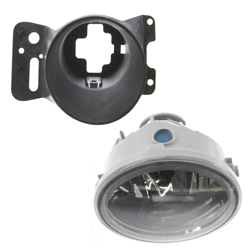 Fog Light Assembly for Ford F-150/Mark LT 2006-2008, Left (Driver), 2-Piece Kit, Includes Fog Light Bracket, Halogen, Replacement