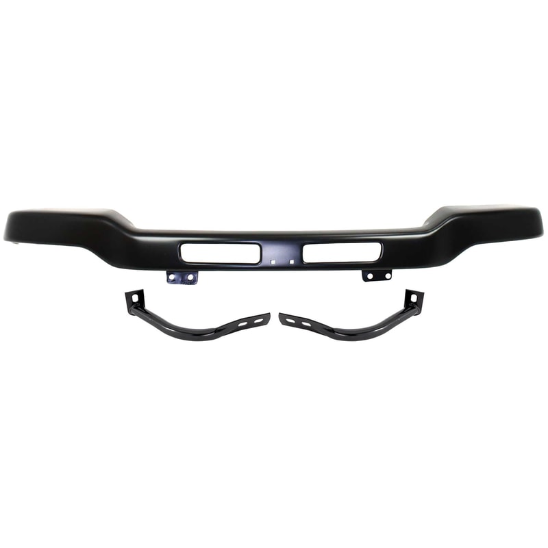 Front Bumper for GMC Sierra 1500 (2003-2006), Sierra 1500 Classic (2007), 3-Piece Kit with Bumper Brackets, Replacement