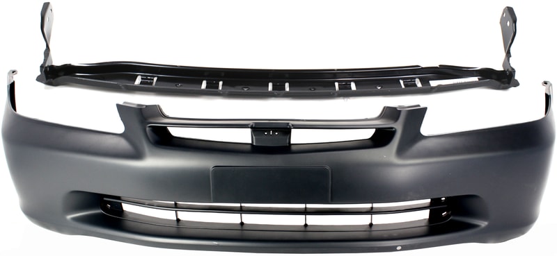 Front Bumper Cover for Honda Accord 1998-2000, 2-Piece Kit with Bumper Retainer, Replacement