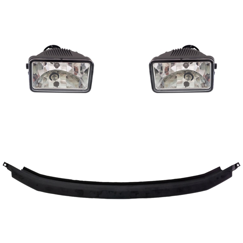 Fog Light for Ford F-150 (2015-2017) Right (Passenger) and Left (Driver), 3-Piece kit without Mounting Bracket, Replacement
