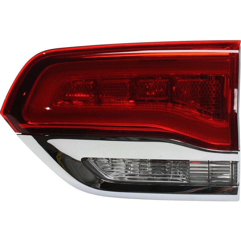 Tail Light Assembly Kit for Jeep Grand Cherokee 2014-2015, Right (Passenger) and Left (Driver), Inner, Halogen, 3-Piece with Bumper Cover, Replacement