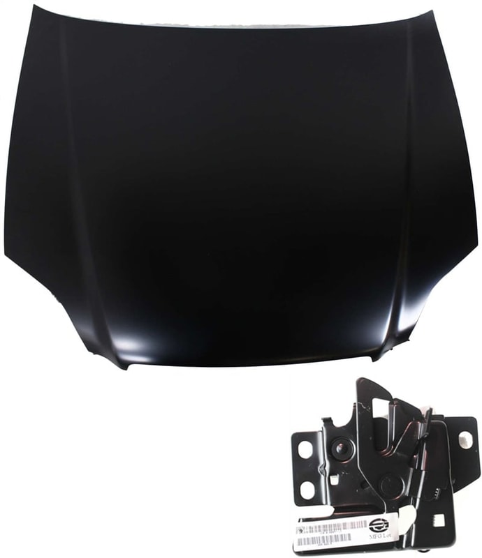 Hood Panel for Honda Civic 1996-1998, Kit Including Set of 2 Hoods with Hood Latch, Replacement
