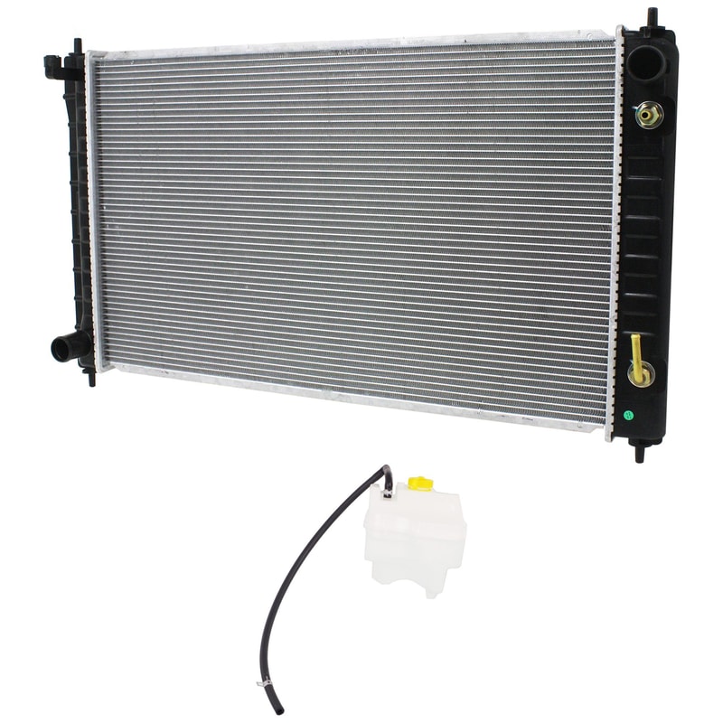 Radiator Kit for Nissan Altima 2013-2018 / Maxima 2016-2018, 2-Piece, Suited for 4 Cylinders 2.5L or 6 Cylinders 3.5L Vehicles, Includes Coolant Tank, Replacement