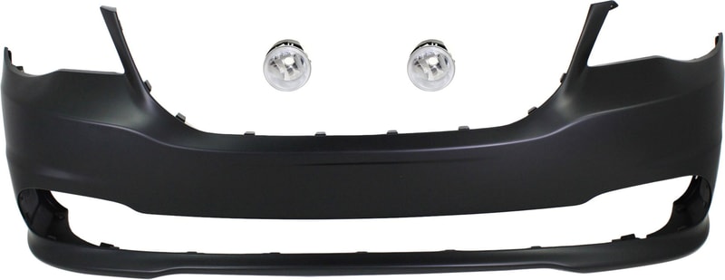 Front Bumper Cover for Dodge Grand Caravan 2011-2020, 3-Piece Kit with Fog Lights, Replacement