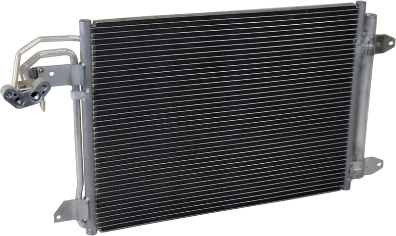 A/C Condenser for Volkswagen Jetta (2005-2010) and Audi TT (2008-2015) with Receiver Drier, Replacement