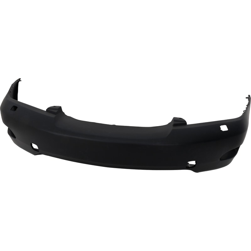 Front Bumper Cover for Lexus RX330 (2004-2006) and RX350 (2007-2009), Primed (Ready to Paint), with Headlight Washer Holes, without Laser/Radar Cruise Control, Japan Built Vehicle, Replacement