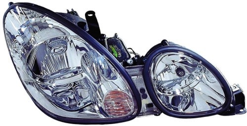 Right (Passenger) Headlight Assembly for 1998 - 2000 Lexus GS400, Front Replacement Housing, Lens, Cover, without High-Intensity Discharge Lights; Composite;  811103A020