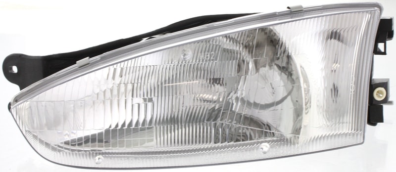Headlight Assembly for Mitsubishi Mirage 1997-2002 Coupe, Left (Driver), Halogen, Replacement