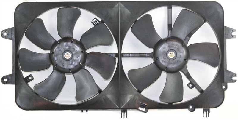 Radiator Fan Shroud Assembly for Mazda 626, 4-Cylinder, 2.0L Engine ModelYear 2000-2002, Replacement