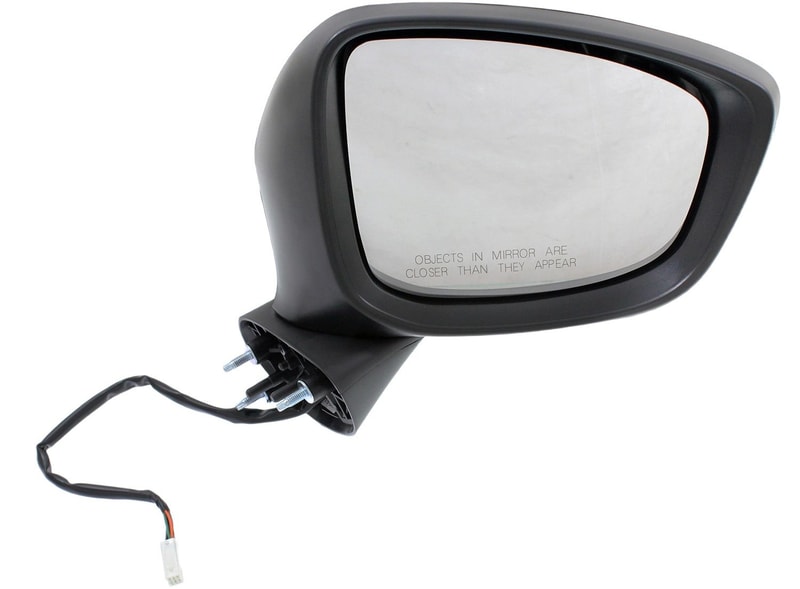 Power Mirror for Mazda CX-5 (2013-2015), Right (Passenger), Manual Folding, Heated, Paintable, with In-housing Signal Light, without Auto Dimming, Blind Spot Detection, and Memory, Replacement