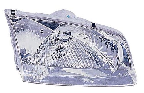 Left (Driver) Headlight Assembly for 2000 - 2002 Mazda 626, Includes Bracket, Composite, Front Headlight Assembly Replacement Housing / Lens / Cover,  GG2A51040B-PFM, Replacement