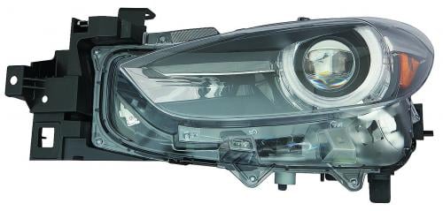2017 - 2018 Mazda 3 Headlight Assembly - Left (Driver)