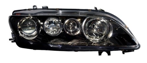 Right (Passenger) Headlight Assembly for 2006-2008 Mazda 6, Front Headlight Assembly Replacement Housing / Lens / Cover, Standard Type with Halogen, Composite,  GP7A510K0B, Replacement