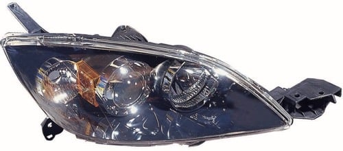 Right (Passenger) Front Headlight Lens/Housing Assembly for 2004 - 2005 Mazda 3 Hatchback,  BN8G51031C, High-Intensity Discharge, Replacement