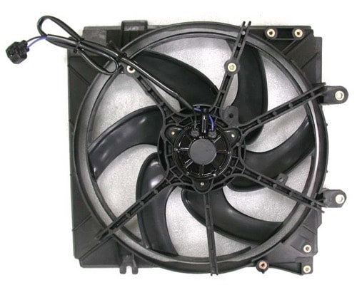Radiator Cooling Fan Assembly for 1998 - 1999 Mazda 626 2.0L L4 Engine, Includes Motor/Blade/Shroud, Main Cooling Fan,  FSD715025B, Replacement