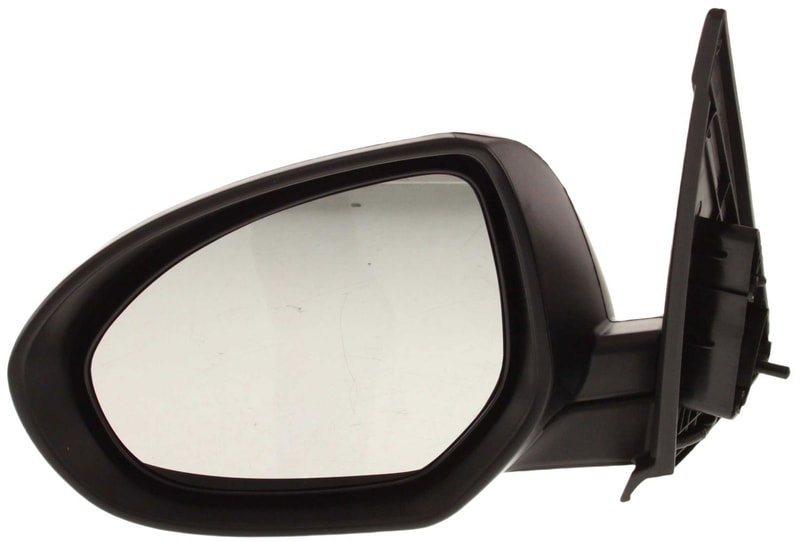 Power Mirror for Mazda 3 2010-2013, Left (Driver) Side, Manual Folding, Non-Heated, Paintable, with Signal Light, Replacement