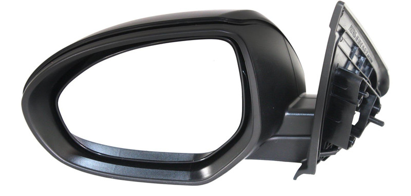 Power Mirror for Mazda 3 (2010-2013), Left (Driver) Side, Manual Folding, Heated, Paintable, without Signal Light, Replacement