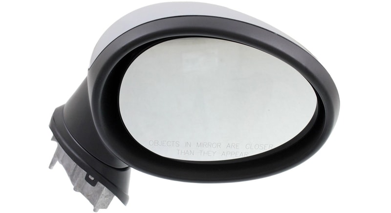 Right (Passenger) Power Folding, Heated, Paintable Mirror for Cooper 2007-2015 with Memory & Signal Light without Auto Dimming, BSD, (Convertible 2009-2015/ HB 2007-2013, Coupe 2012-2015, Wagon 2008-2014) Replacement