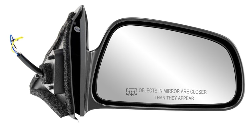 Power Mirror for Mitsubishi Galant 1999-2003, Right (Passenger) Side, Non-Folding, Heated, Paintable, Replacement