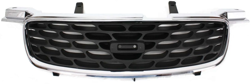 Grille for Nissan Sentra 2000-2003 Models, Chrome Shell/Painted Black Insert, CA/GXE/SE Models, Replacement