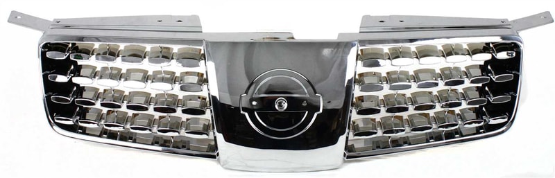 Grille for 2004-2006 Nissan Maxima with Chrome Shell and Insert, Replacement
