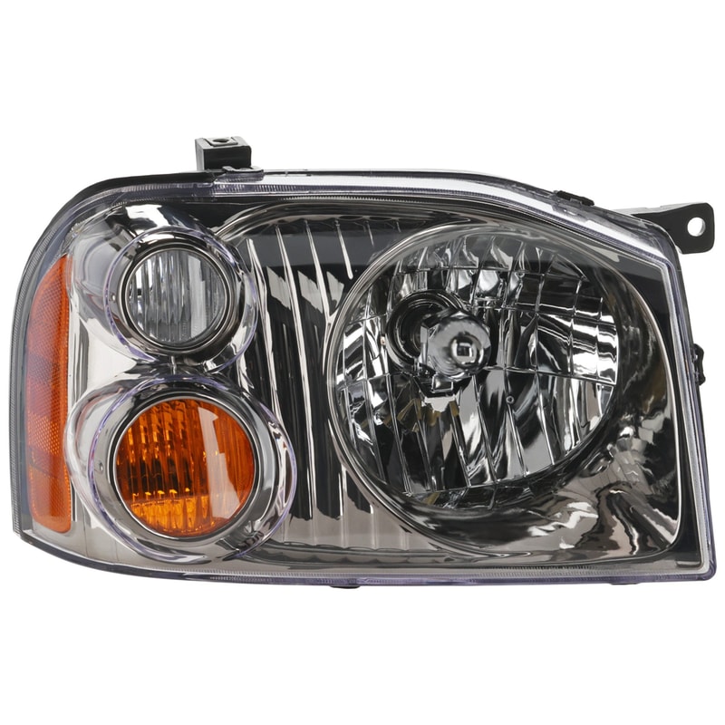 Headlight Assembly for Nissan Frontier 2001-2004, Right (Passenger), Halogen, Compatible with SC/SE/SVE Models, Replacement
