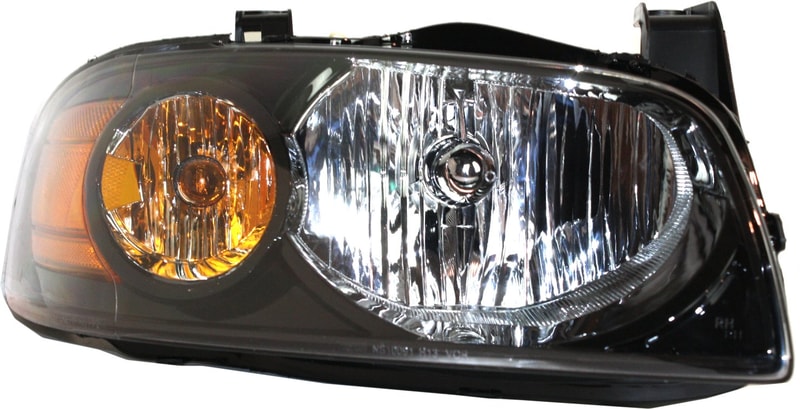 Headlight Assembly for 2004-2006 Nissan Sentra, Right (Passenger), Halogen, Black Interior, SE-R/SE-R Spec V Models, Replacement